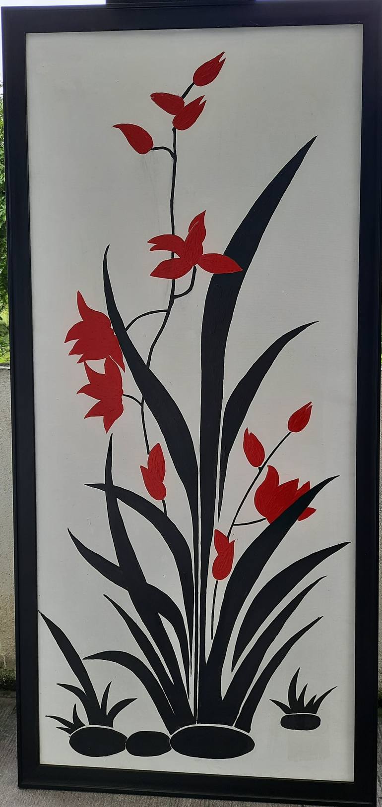 Original Famous Painting by Indika Prasad Gamage  Abstract Art on Canvas  Home Decor Hand Painting