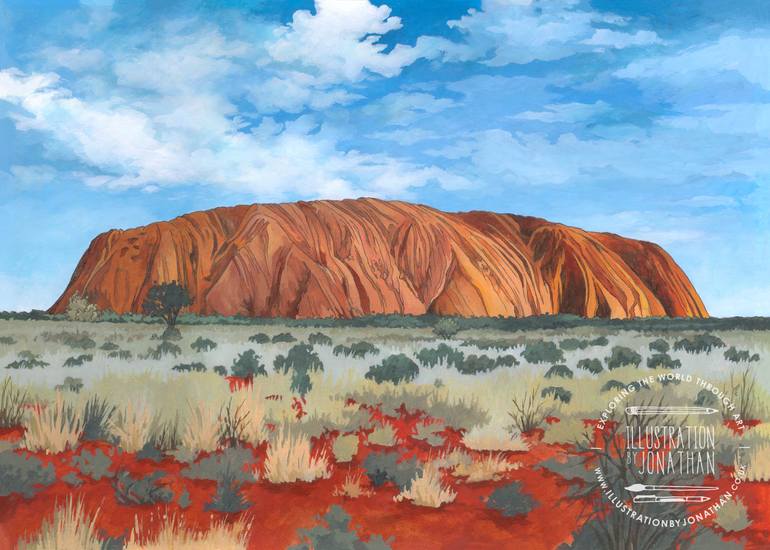 Original Contemporary Travel Painting by Jonathan Chapman