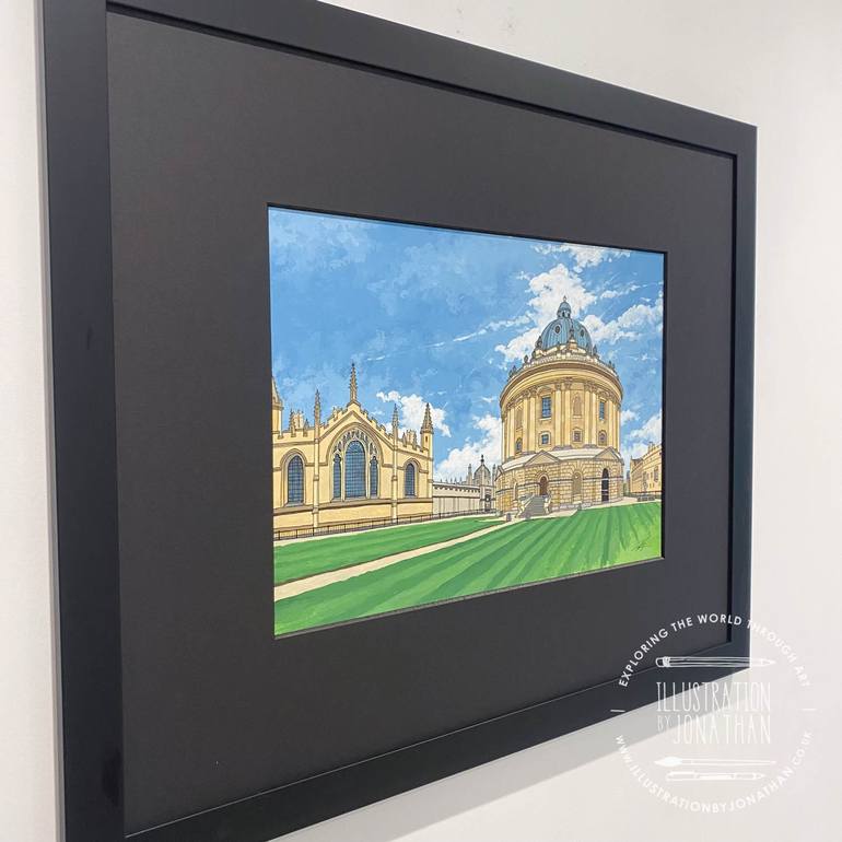 Original Impressionism Architecture Painting by Jonathan Chapman