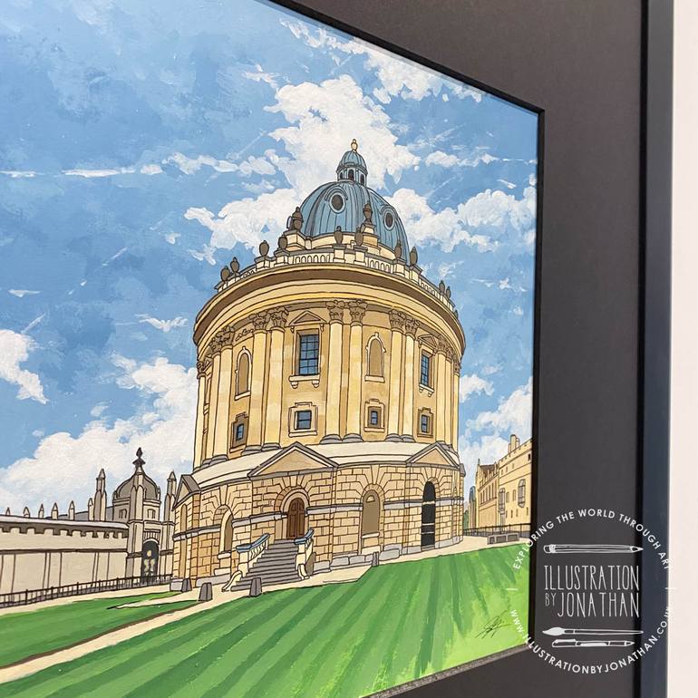 Original Impressionism Architecture Painting by Jonathan Chapman