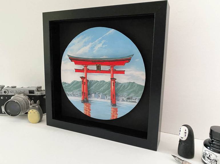 Original Expressionism Travel Painting by Jonathan Chapman