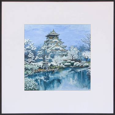 Osaka Castle in Winter thumb