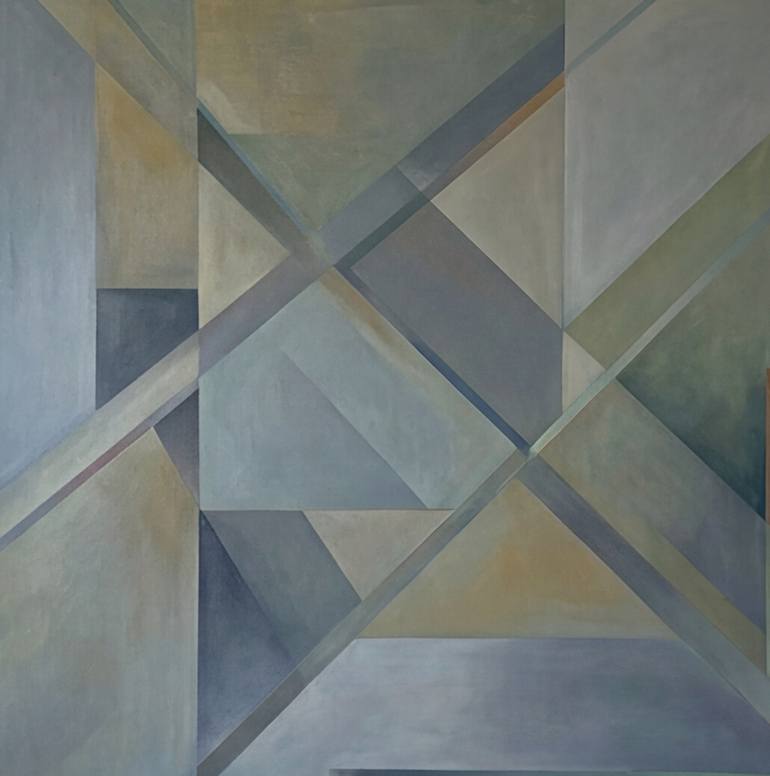 Blurred Form Withholding Presence Original Painting by irina krassilova