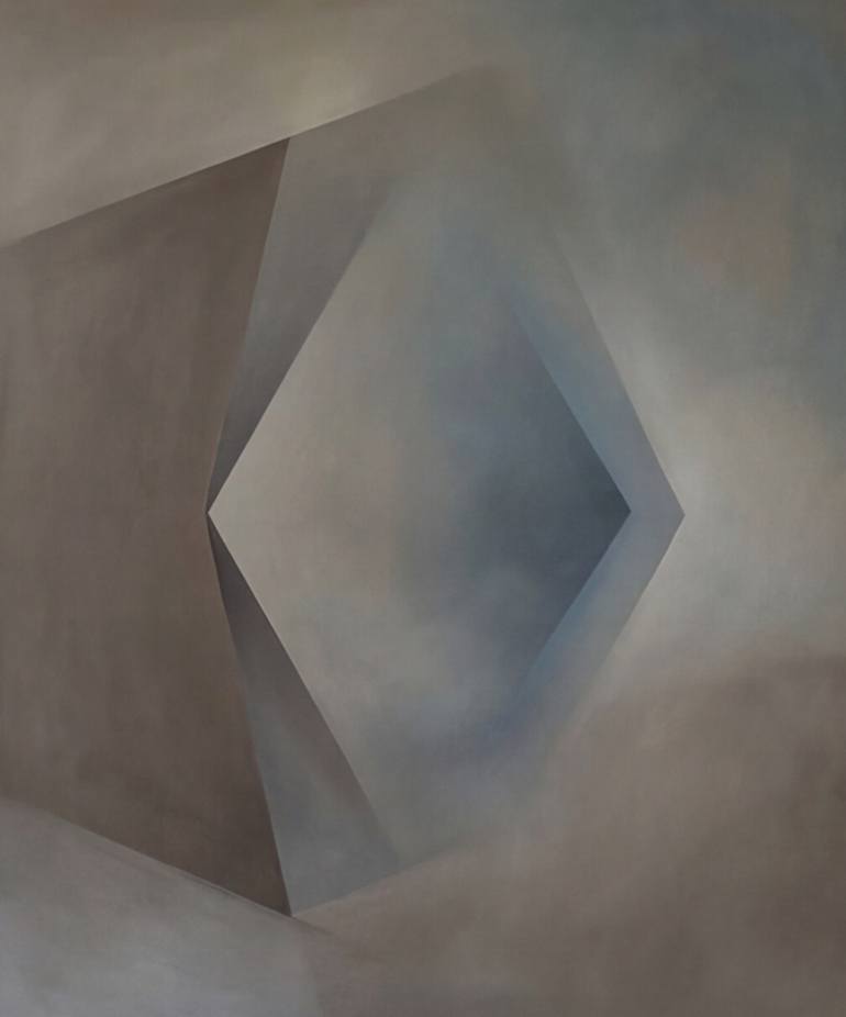 Diamond Between Altered Realms Original Painting by irina krassilova