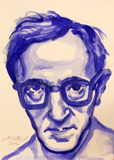 Portrait of Woody Allen thumb