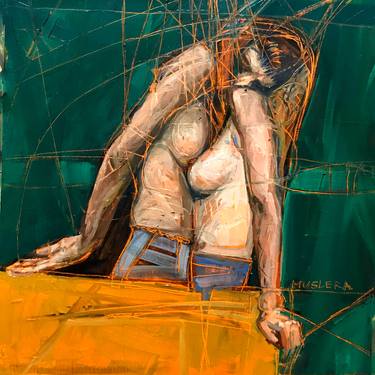 Original Figurative Nude Paintings by Carlos Muslera