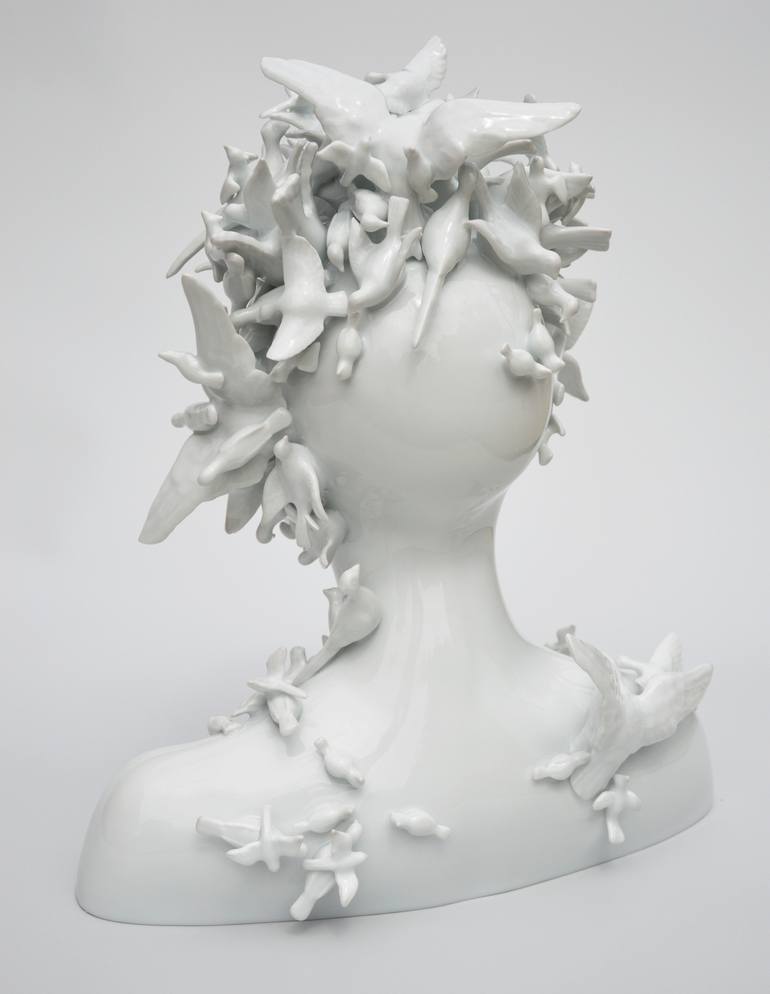 Original Women Sculpture by juliette clovis