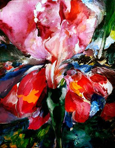 Original Expressionism Botanic Paintings by Gary Burkon