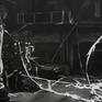 Rape. 
Charcoal on canvas. 276 x 146 cm. 2016.

The work will be shipped with the wooden stretcher disassembled and safely packed in a reinforced plastic tube.