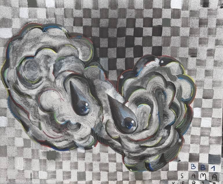 Crocodile tears Painting by Viktor Kadza Jr | Saatchi Art