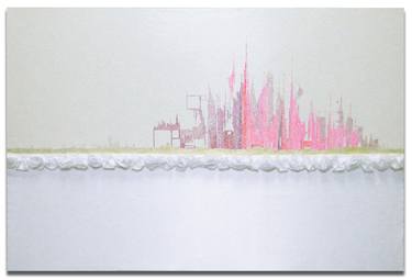 Original Abstract Architecture Paintings by Nico Camargo