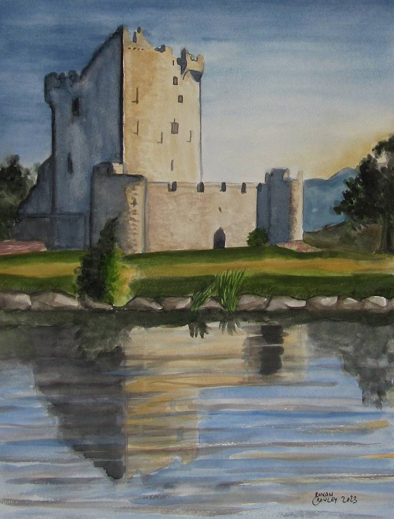 Ross Castle, Killarney, Kerry, Ireland Painting by Ronan