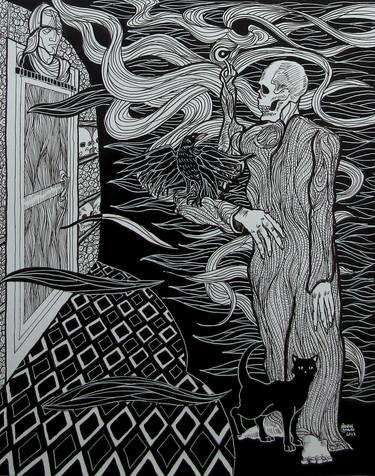 Print of Illustration Mortality Drawings by Ronan Crowley