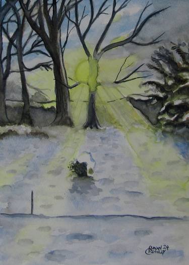 Original Impressionism Nature Painting by Ronan Crowley
