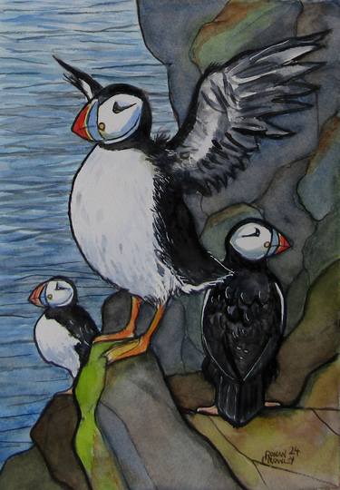 Original Realism Animal Painting by Ronan Crowley
