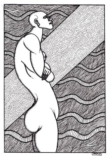 Print of Art Deco Erotic Drawings by Ronan Crowley