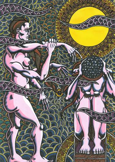 Print of Illustration Erotic Paintings by Ronan Crowley