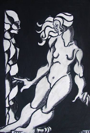 Print of Figurative Erotic Drawings by Ronan Crowley
