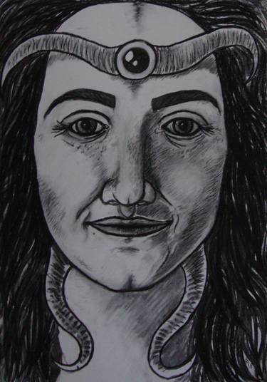 Print of Portraiture Women Drawings by Ronan Crowley