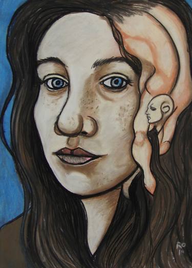 Print of Surrealism Women Drawings by Ronan Crowley