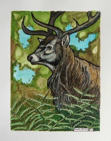 Print of Animal Paintings by Ronan Crowley