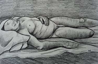 Print of Figurative Nude Drawings by Ronan Crowley