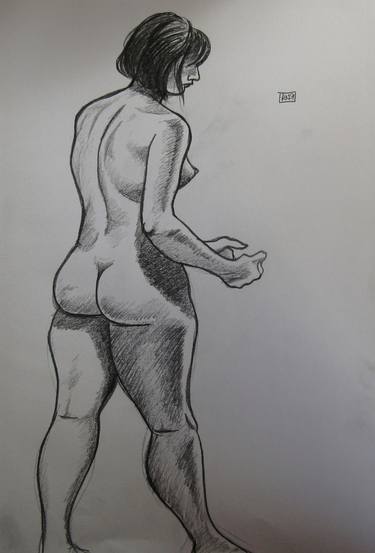 Print of Realism Nude Drawings by Ronan Crowley
