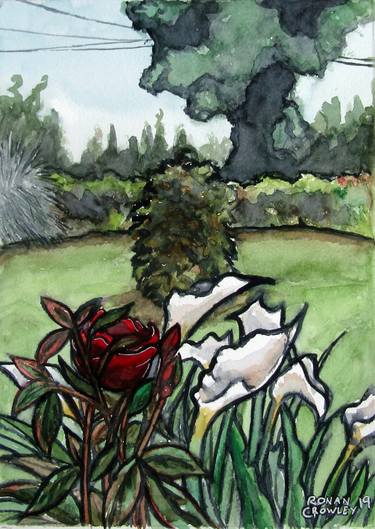 Print of Realism Garden Paintings by Ronan Crowley
