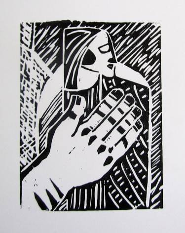 Print of Expressionism Religious Printmaking by Ronan Crowley