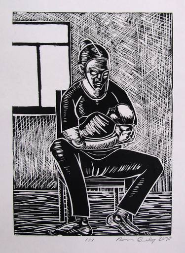 Print of Expressionism Family Printmaking by Ronan Crowley