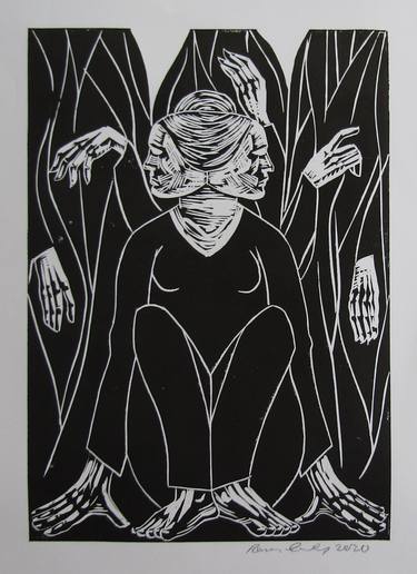 Print of Surrealism Mortality Printmaking by Ronan Crowley