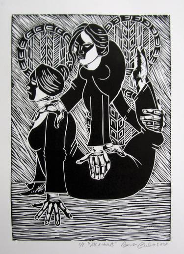 Print of Surrealism People Printmaking by Ronan Crowley