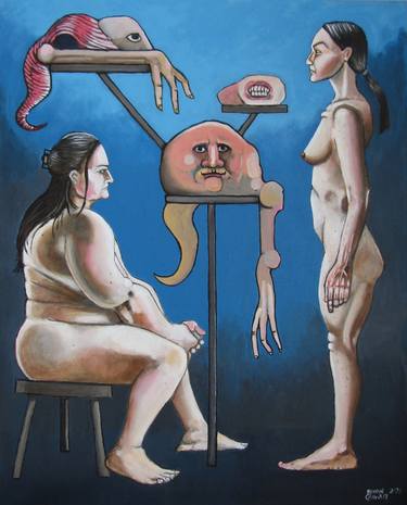 Print of Surrealism Mortality Paintings by Ronan Crowley