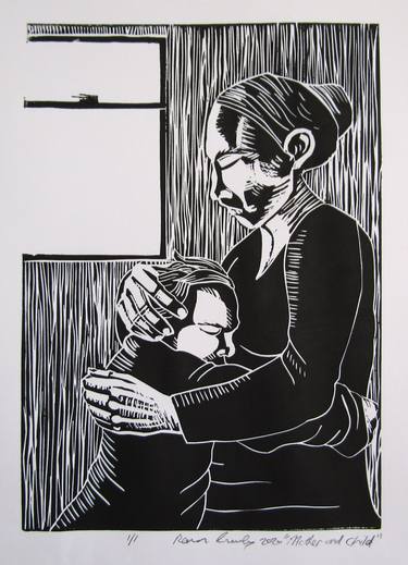 Print of Expressionism Family Printmaking by Ronan Crowley