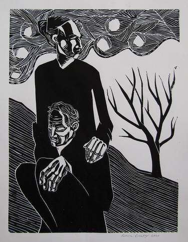 Print of Expressionism Mortality Printmaking by Ronan Crowley