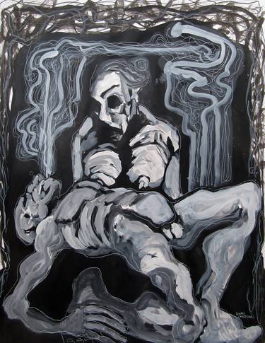 Print of Expressionism Mortality Paintings by Ronan Crowley