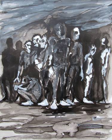 Print of Expressionism Mortality Paintings by Ronan Crowley