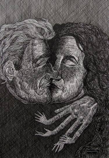 Print of Surrealism Love Drawings by Ronan Crowley
