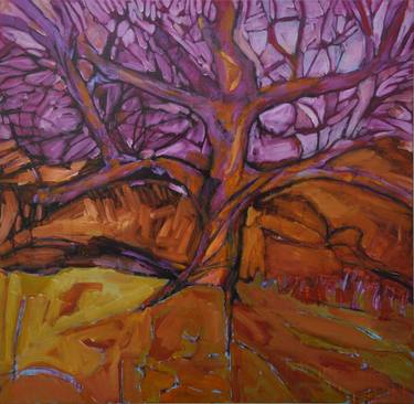 Original Fine Art Tree Paintings by peter symons