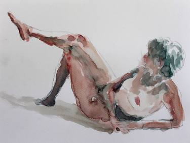 Print of Figurative Nude Paintings by raphael zelfa