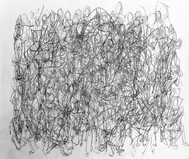 Print of Abstract Expressionism People Drawings by raphael zelfa