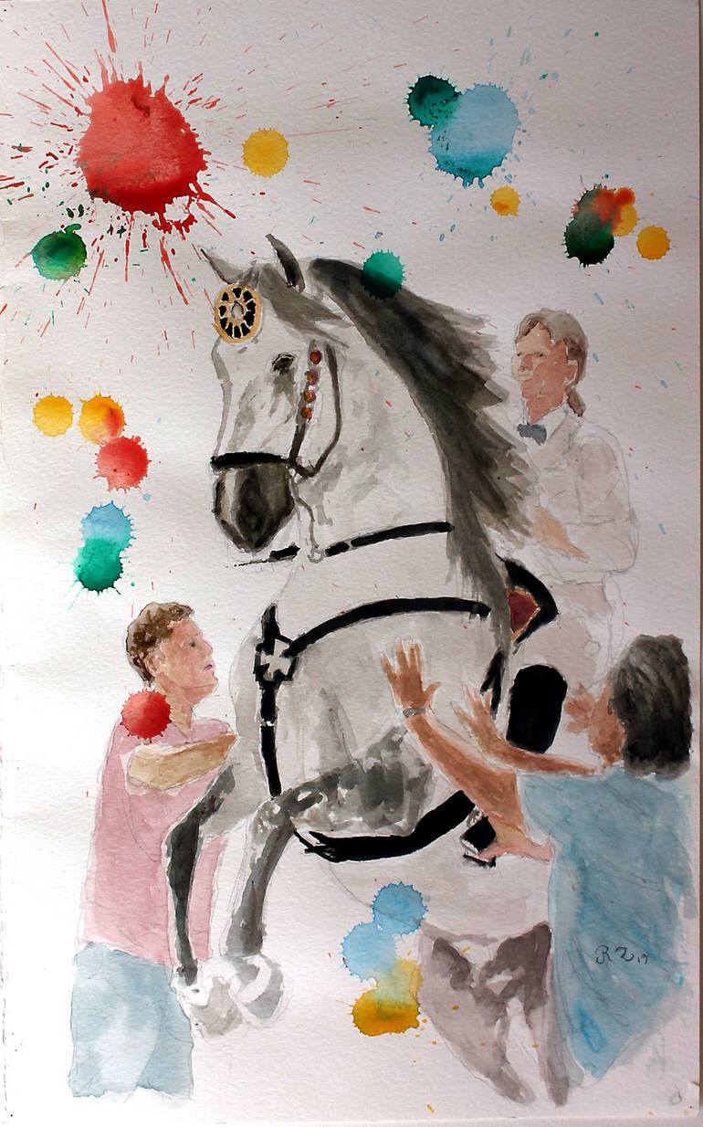 Print of Figurative Animal Paintings by Raphael Zelfa