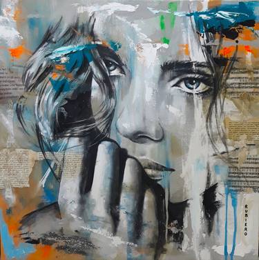 Original Figurative Portrait Paintings by marco rubiero