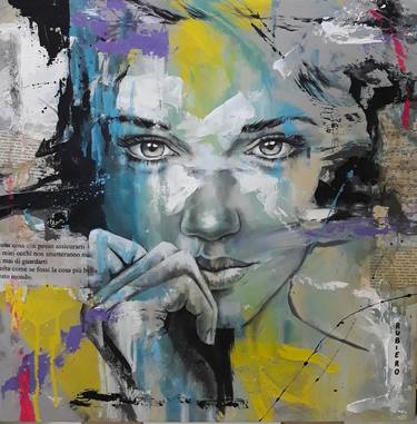 Original Contemporary Portrait Paintings by marco rubiero