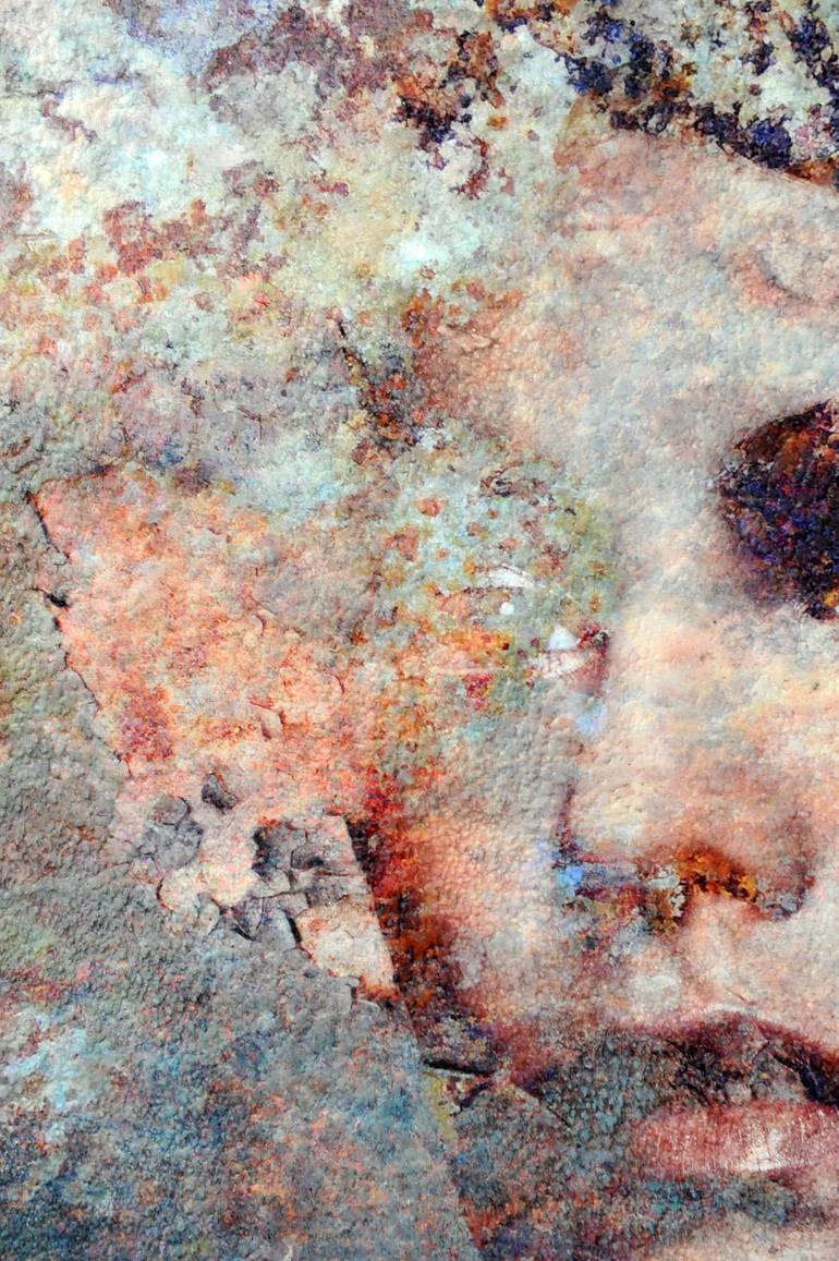 Original Contemporary People Mixed Media by Karin Vermeer