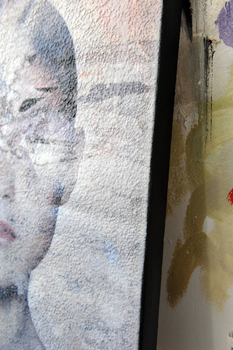 Original Contemporary People Mixed Media by Karin Vermeer