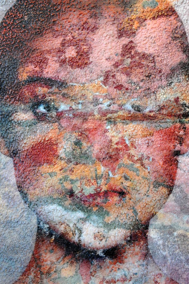 Original Contemporary People Mixed Media by Karin Vermeer