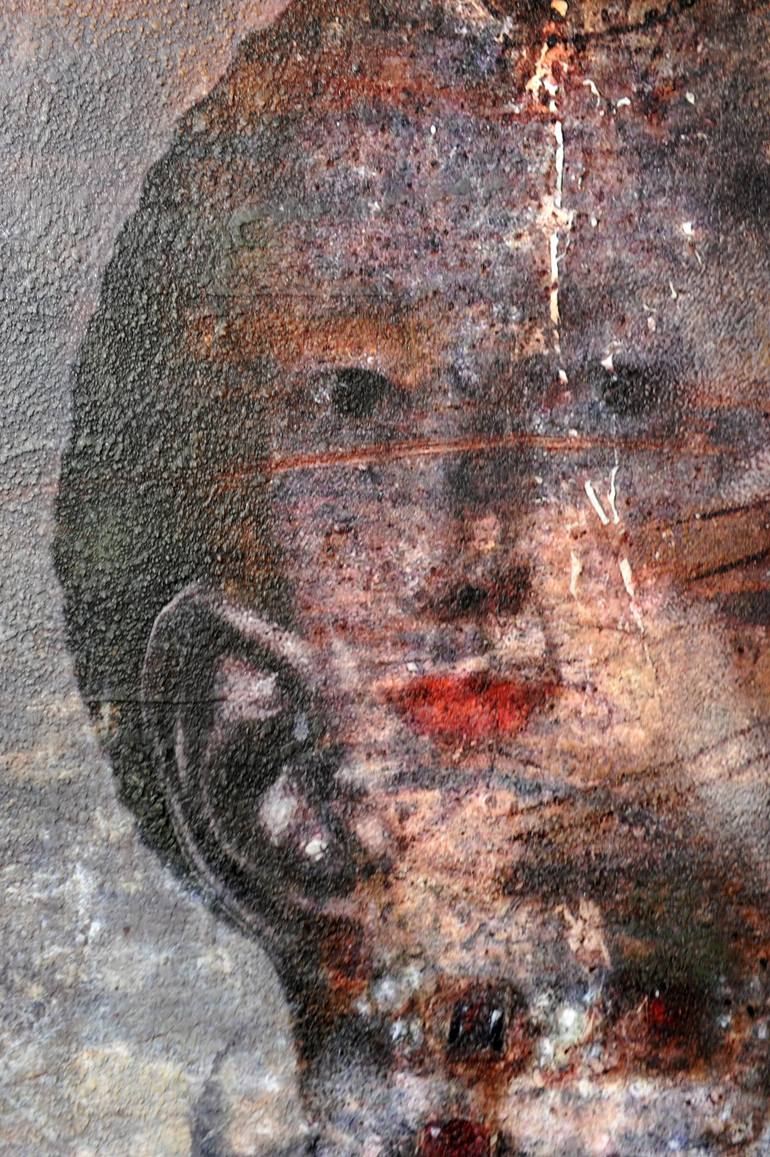 Original Contemporary People Mixed Media by Karin Vermeer