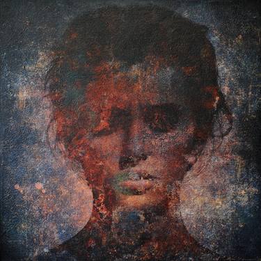 Print of Figurative Portrait Mixed Media by Karin Vermeer