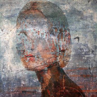 Print of Figurative Portrait Mixed Media by Karin Vermeer